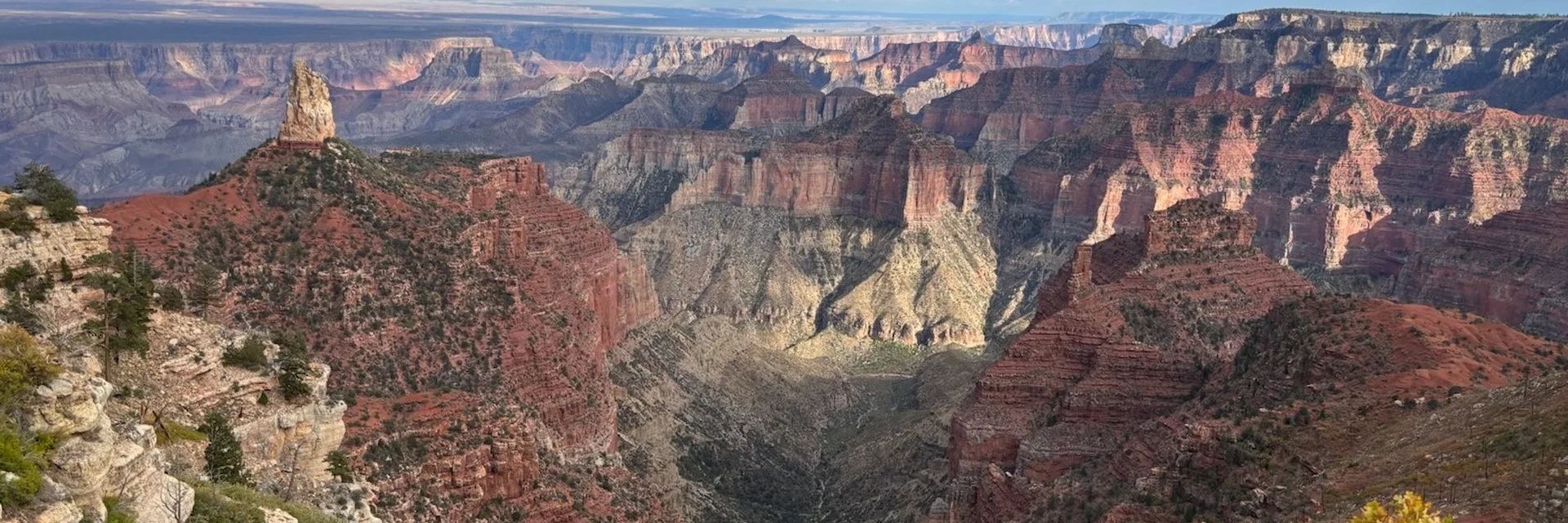 Grand Canyon viewed from the Ken Patrick Trail near Point Imperial on the North Rim.